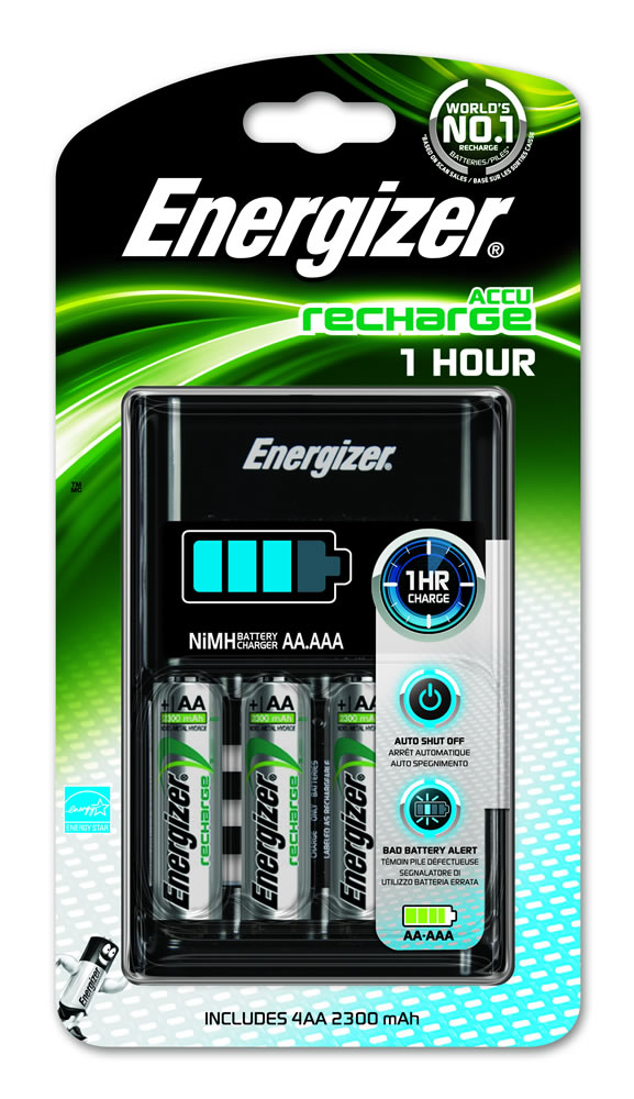 Зарядно устройство 1 HOUR с включени 2бр. АА 2300 mAh батерии
