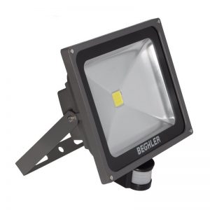 LED прожектор със сензор 50W / 220V / IP65 / 6400K