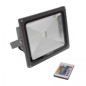 LED прожектор 50W / 240VAC / RGB / Дистанционно управление