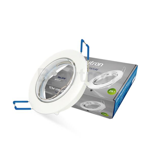 Арматура за вграждане MITTO-R GU5.3/GU10 бял-мат - Image 2
