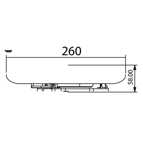 LED плафон JADE кръг 20W 220V 6500K IP44 студенобял - Image 2