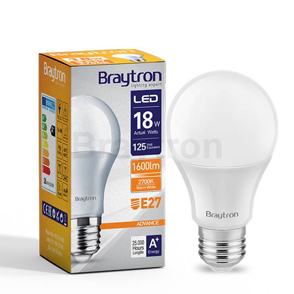 LED лампа 18W E27 2700K топлo бял - Image 4